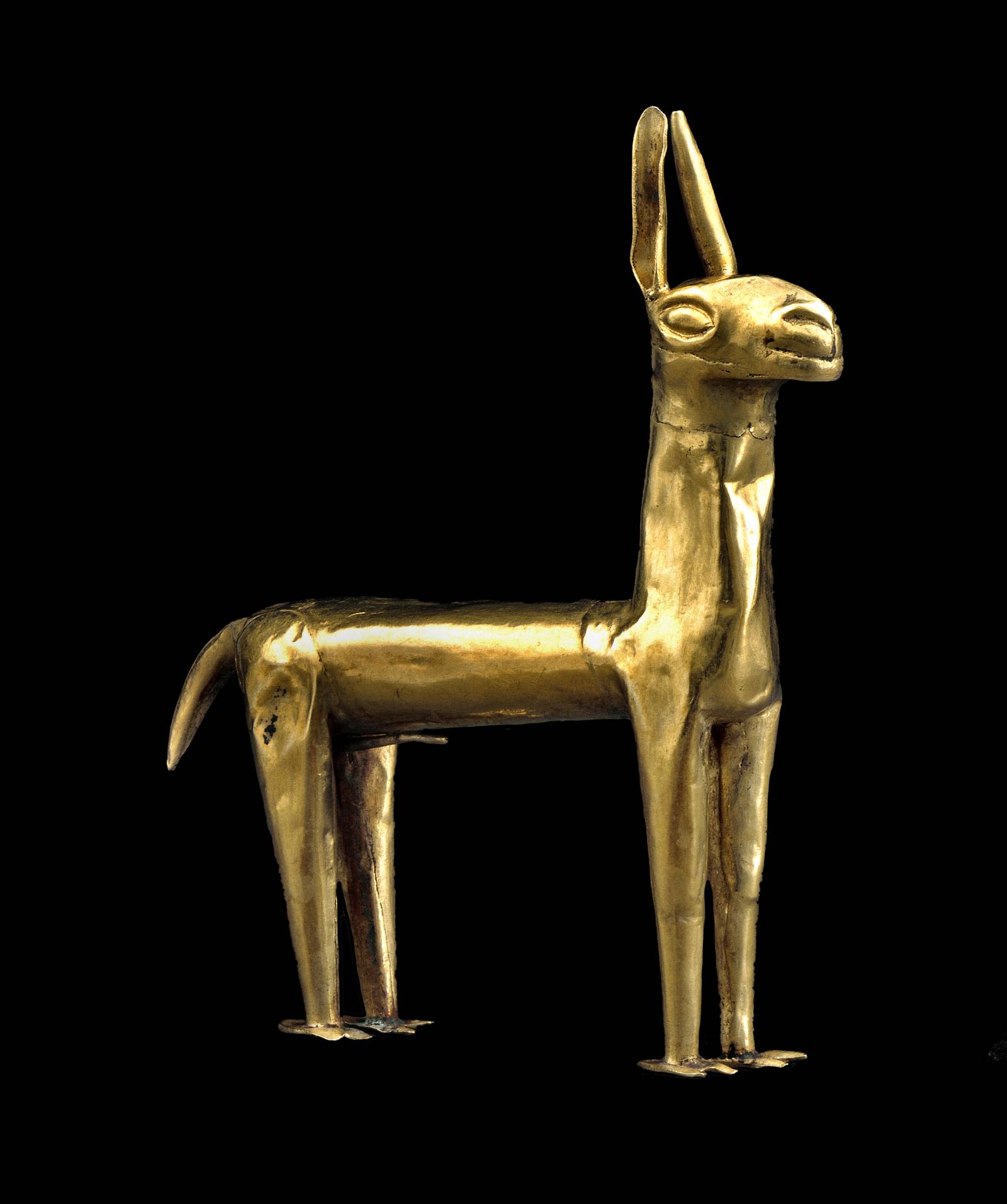 Lama, odlew ze złota (Fot. The Trustees of the British Museum)