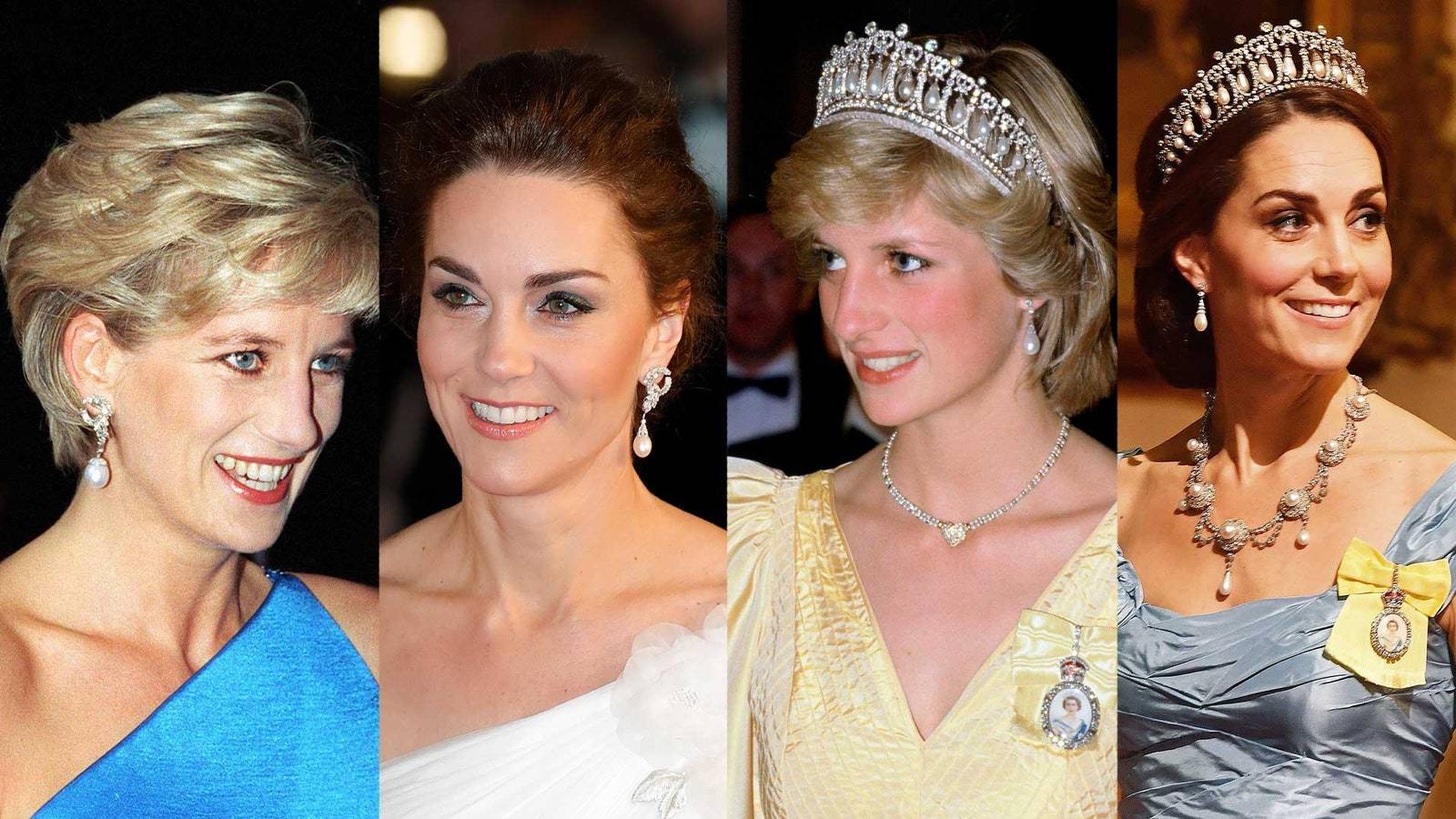 Księżna Diana i księżna Kate (Fot. Getty Images)