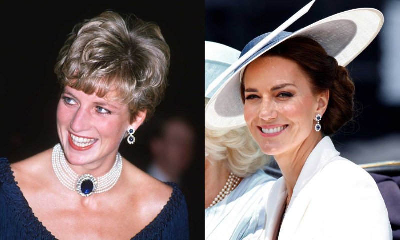 Biżuteria księżnej Kate, którą niegdyś nosiła Lady Di