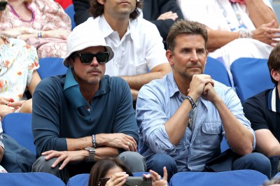 Brad Pitt i Bradley Cooper na US Open
