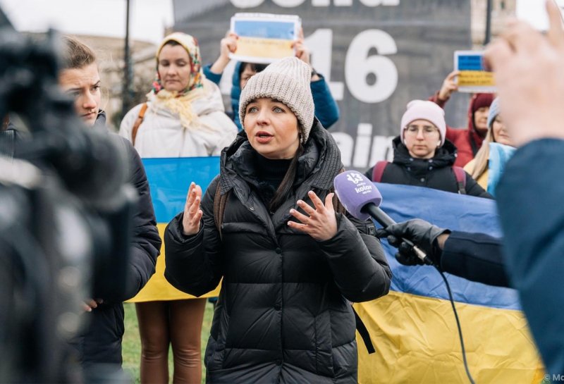 Aktywistka Natalia Panczenko przypomina, że Ukraina nie wygra bez wsparcia