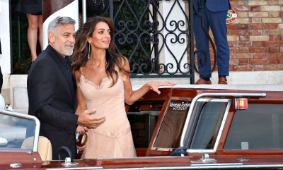 Amal Clooney najjaśniejszą gwiazdą Wenecji w kreacji Diora