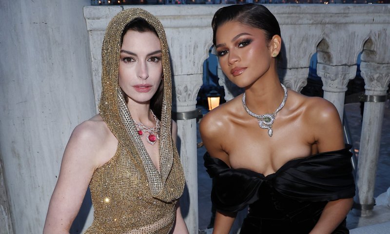 Anne Hathaway i Zendaya na przyjęciu w Wenecji 
