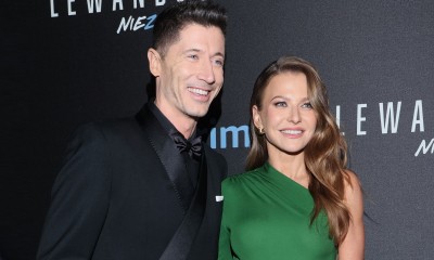 Anna i Robert Lewandowscy na premierze filmu „Lewandowski Nieznany”