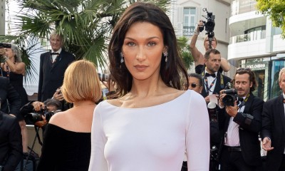 Bella Hadid w sukience Gucci z ery Toma Forda