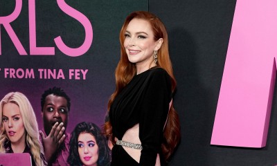 Lindsay Lohan powraca na czerwony dywan w ekstrawaganckiej małej czarnej z wycięciami