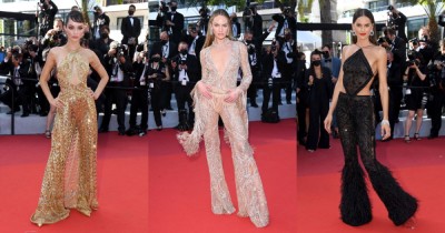 Kombinezony w stylu Cher na czerwonym dywanie w Cannes