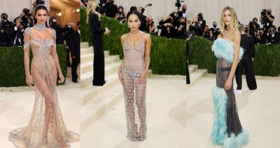 MET Gala 2021: Anja Rubik, Kendall Jenner i Zoë Kravitz pokazują, jak stylowo eksponować bieliznę