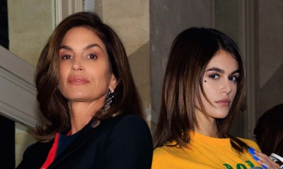 Cindy Crawford i Kaia Gerber na pokazie Off-White