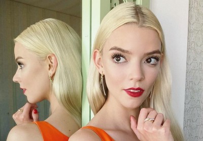 Anya Taylor-Joy w grzywce retro