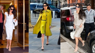 Najlepsze stylizacje Amal Clooney do pracy