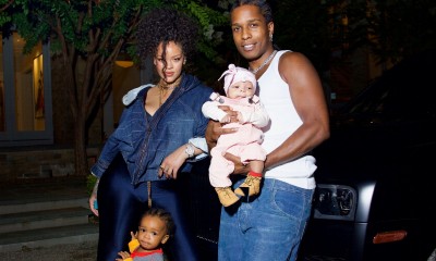 Rihanna i A$AP Rocky w rodzinnej sesji stylizowanej na zdjęcia paparazzich