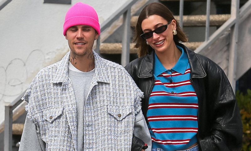 Justin i Hailey Bieberowie w obszernych dżinsach