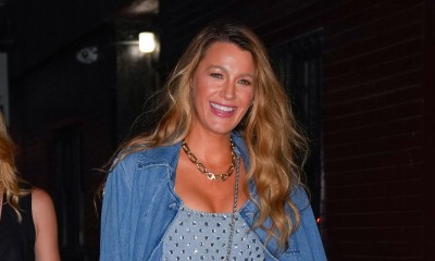 Aktorka Blake Lively zamiast jeansowych spodni na hit lata 2024 typuje jeansową sukienkę