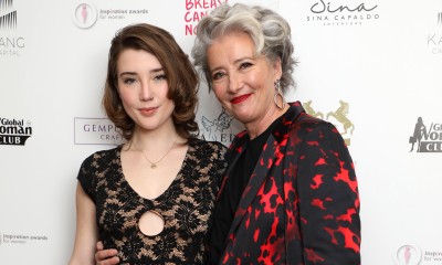 Emma Thompson z córką Gaią na czerwonym dywanie