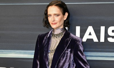 Eva Green w aksamitnym garniturze Alberty Ferretti 