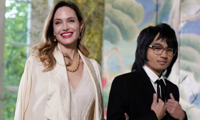 Angelina Jolie w vintage Chanel na kolacji w Białym Domu