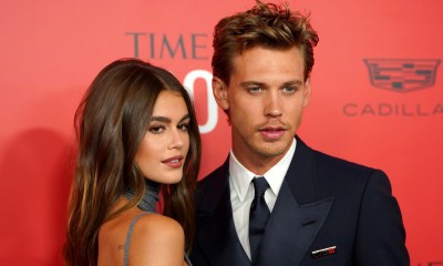 Kaia Gerber i Austin Butler na czerwonym dywanie gali Time 100