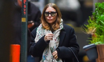 Ashley Olsen w oversize’owym płaszczu