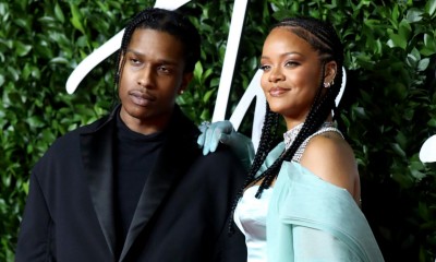Comfort dressing: Rihanna i A$AP Rocky w luźnych dżinsach