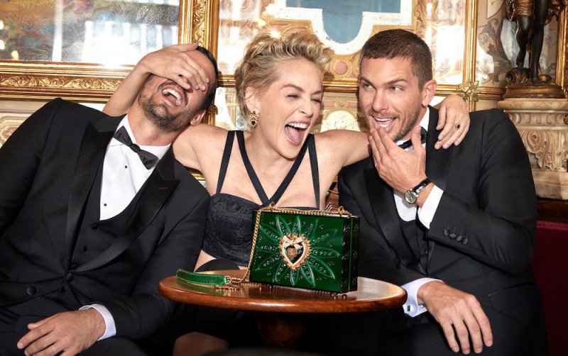 Miłość w Wenecji: Szczęśliwa Sharon Stone w kampanii Dolce & Gabbana