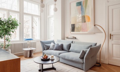 Polska architektka zaprojektowała berliński apartament pełen dizajnerskich mebli