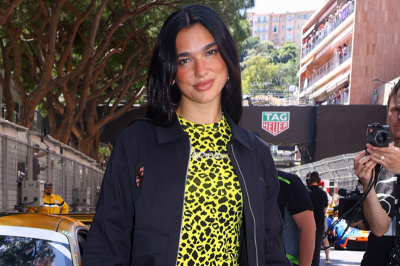 Dua Lipa ulubione buty marki Puma nosi do modnie podwiniętych jeansów 