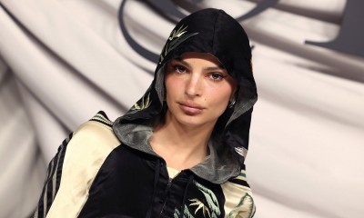 Emily Ratajkowski w kreacji vintage projektu Jeana Paula Gaultiera