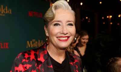 Emma Thompson w komplecie od Driesa van Notena