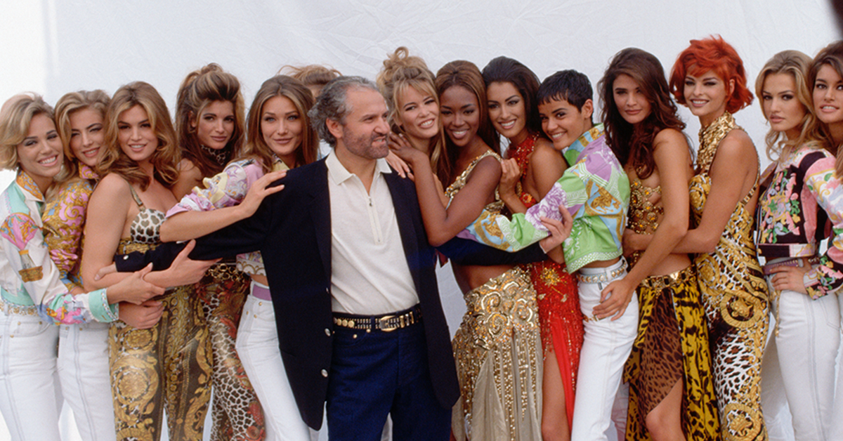 Blichtr, luksus i przepych: Gianni Versace i supermodelki lat 90.