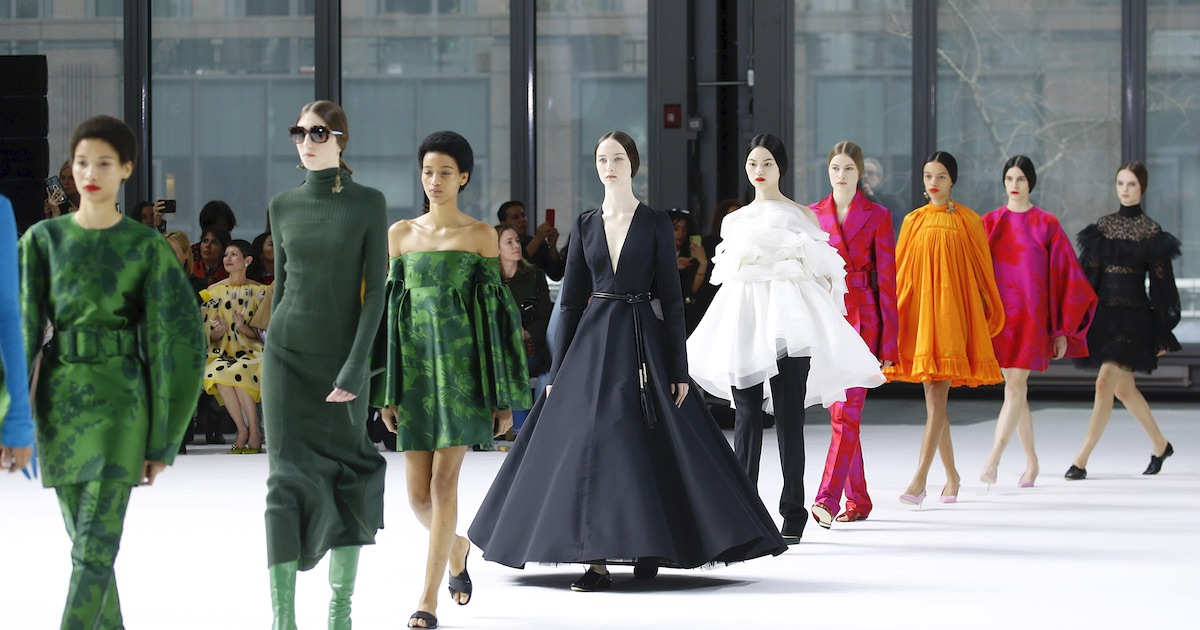 Carolina Herrera jesień-zima 2020-2021: Kolory kwiatów