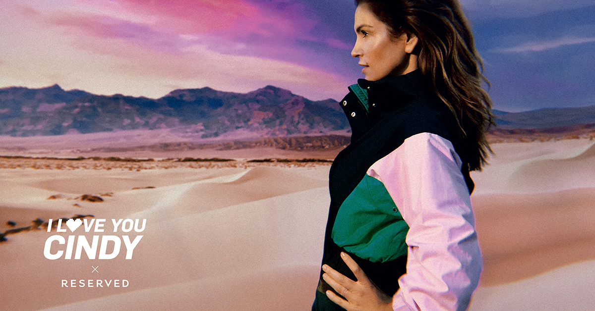 Cindy Crawford nową twarzą marki Reserved