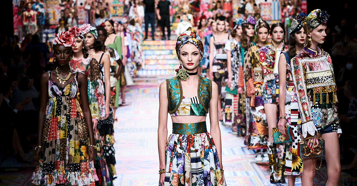 Dolce & Gabbana wiosna-lato 2021: Sycylijski patchwork