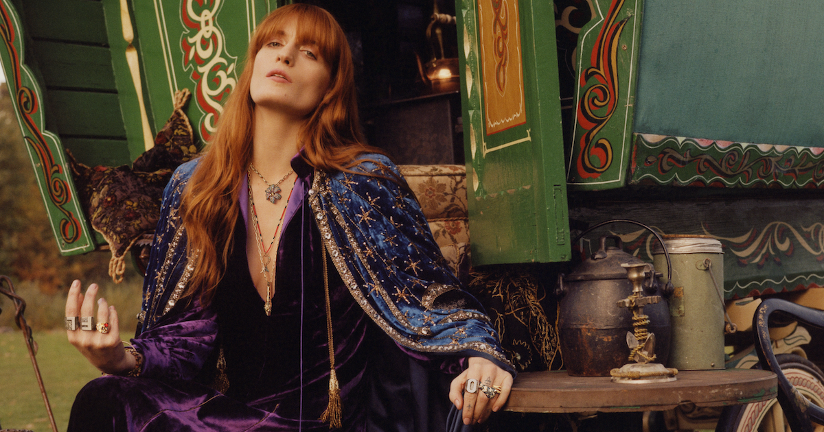 Florence Welch w kampanii biżuterii Gucci