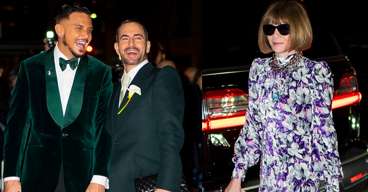 Goście na przyjęciu weselnym Marca Jacobsa