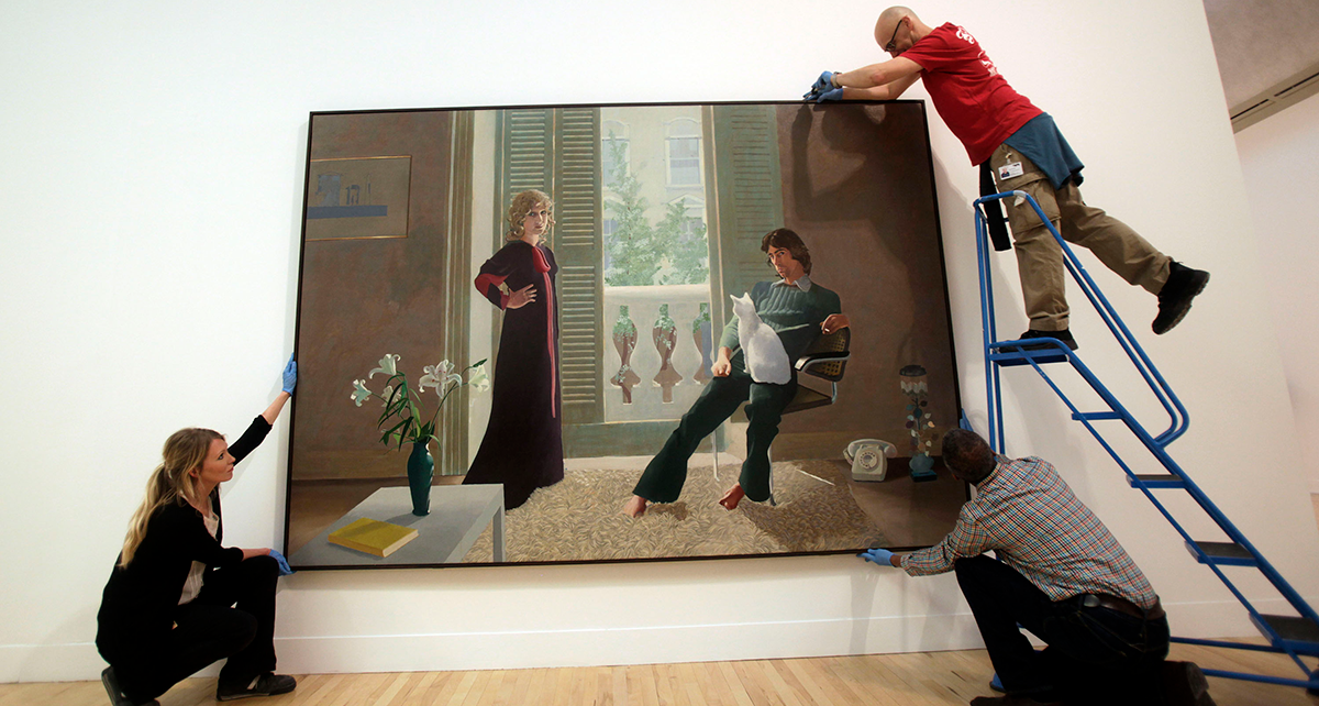Historia mody w obrazach: David Hockney
