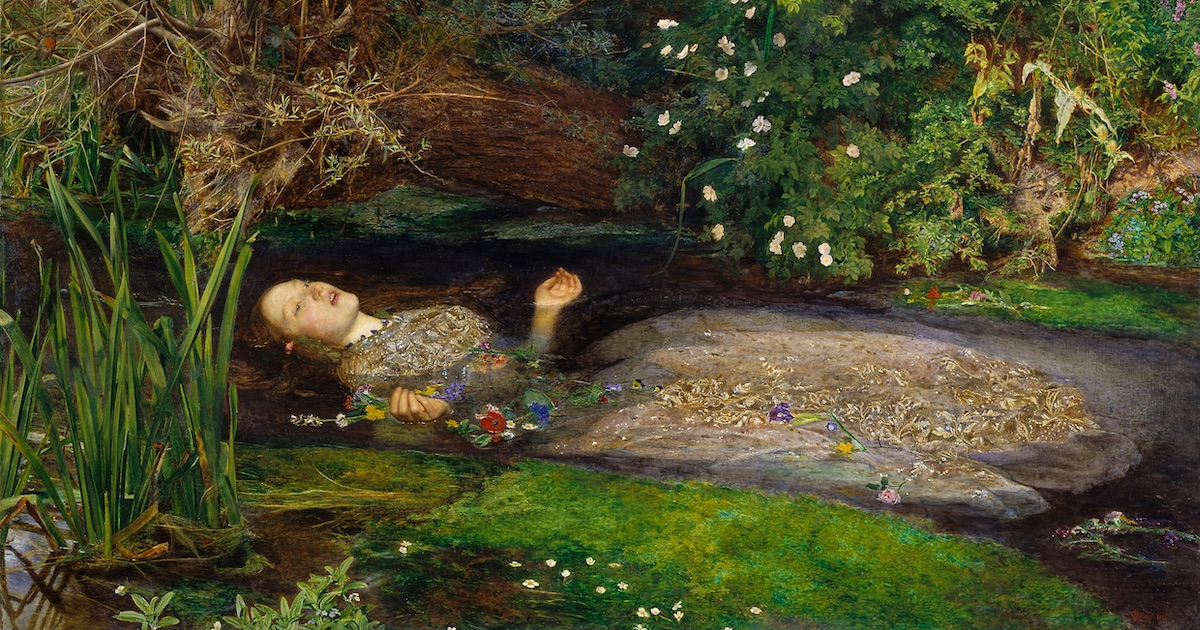 Historia mody w obrazach: John Everett Millais „Ofelia”