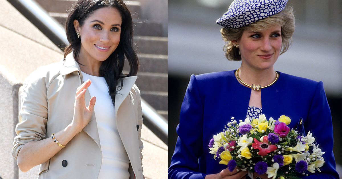 Księżna Meghan w biżuterii księżnej Diany