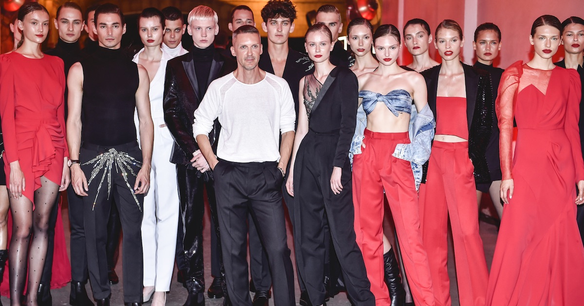 Mariusz Przybylski jesień-zima 2020: Pióra i dżins