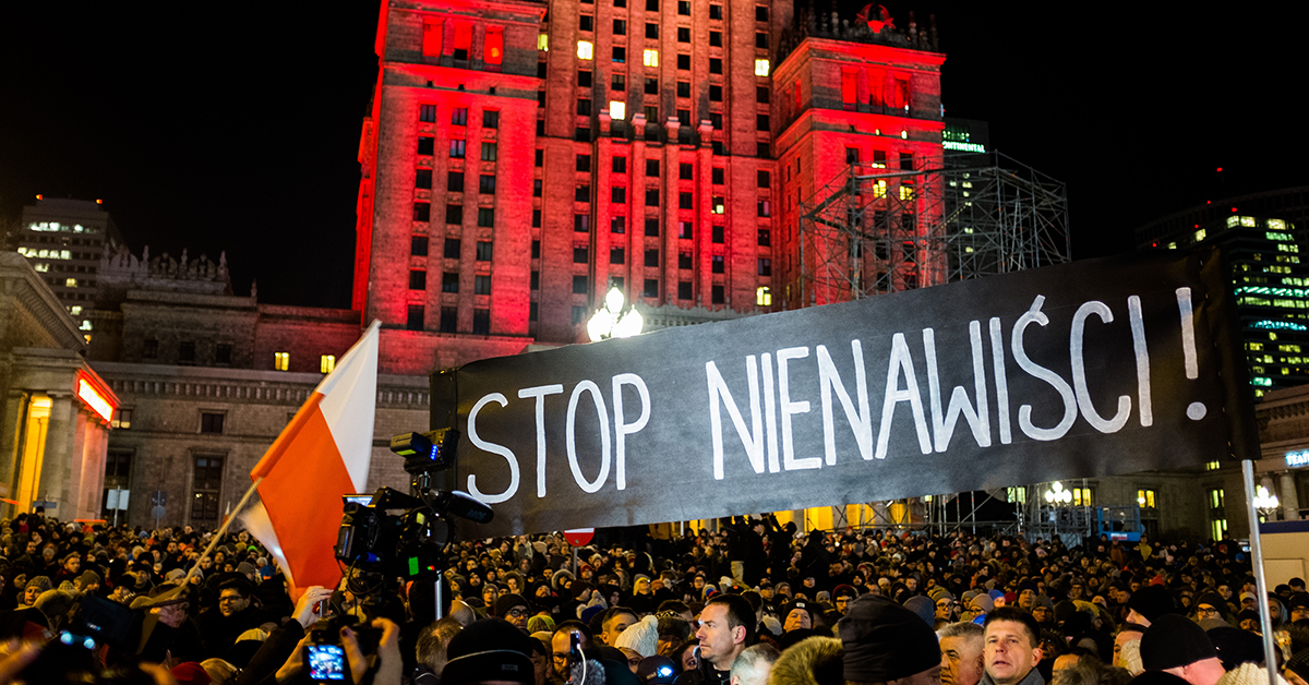 Marsze przeciwko przemocy i nienawiści w całej Polsce