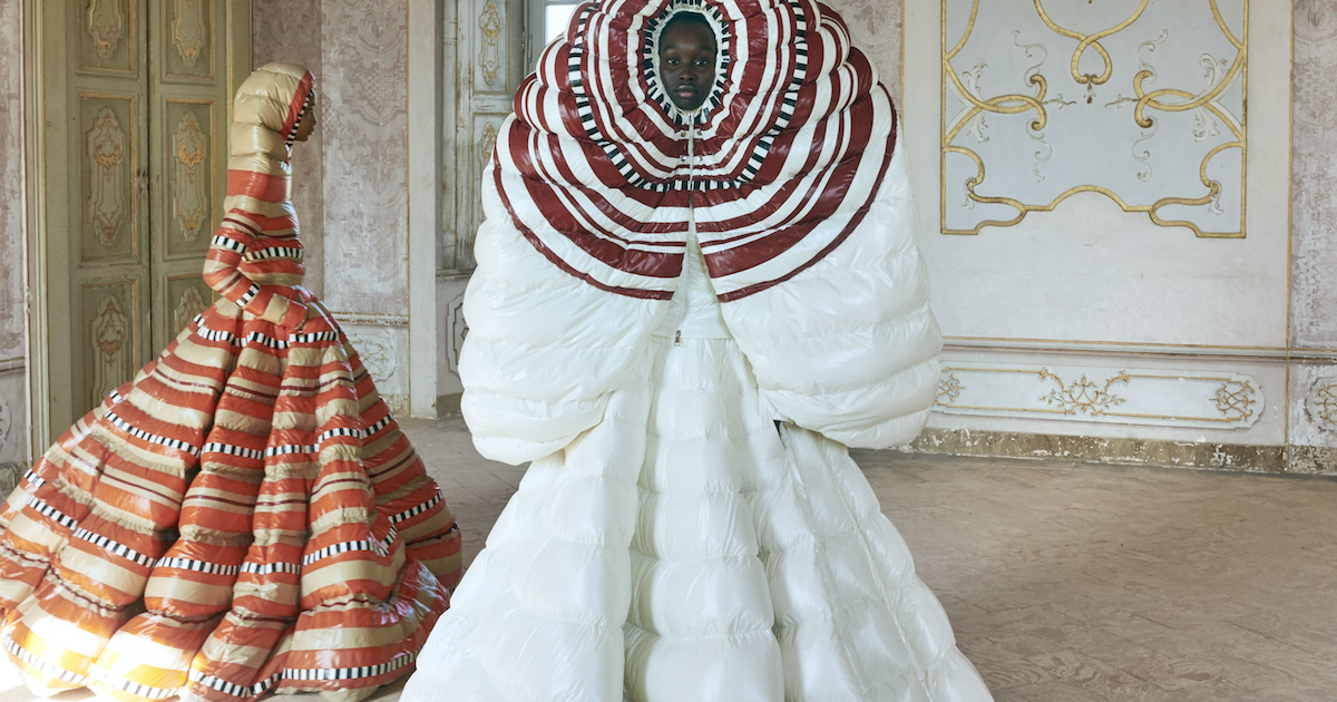 Moncler 1 Pierpaolo Piccioli jesień-zima 2019-2020: Puchówki haute couture