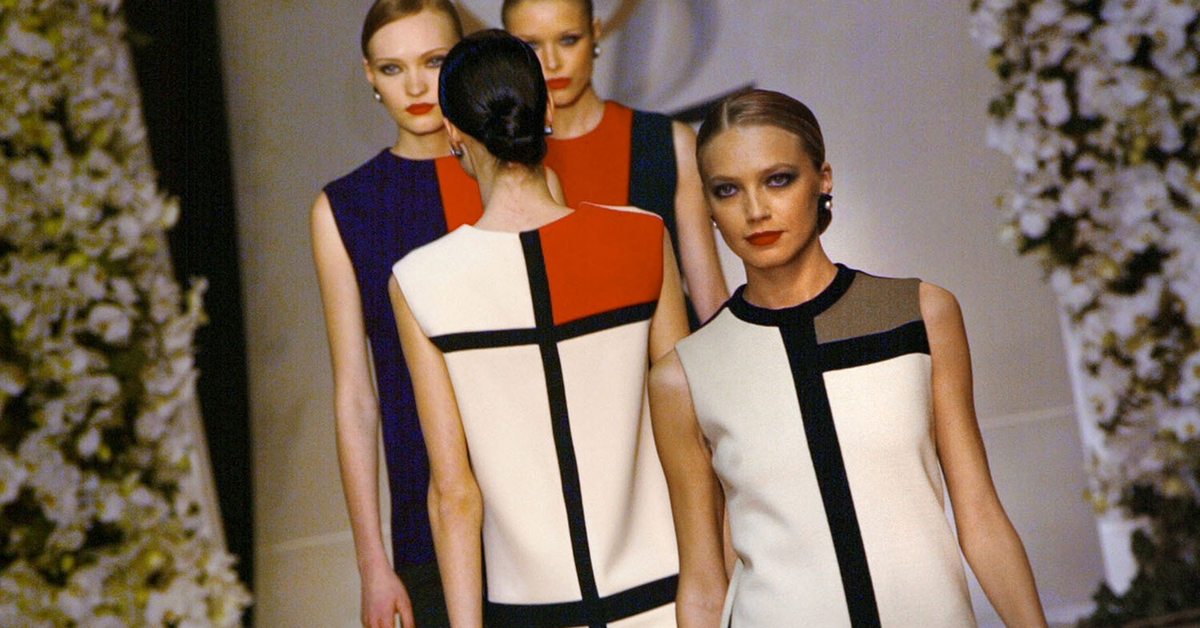 Moda inspirowana malarstwem Mondriana
