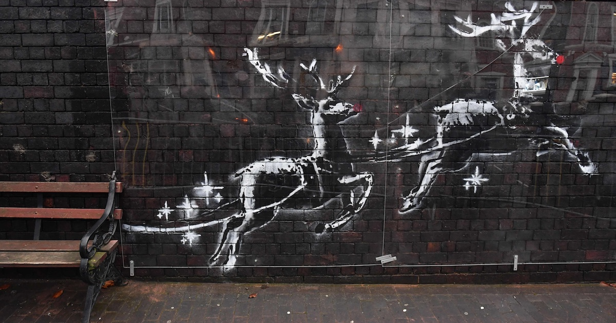 Nowy mural Banksy’ego