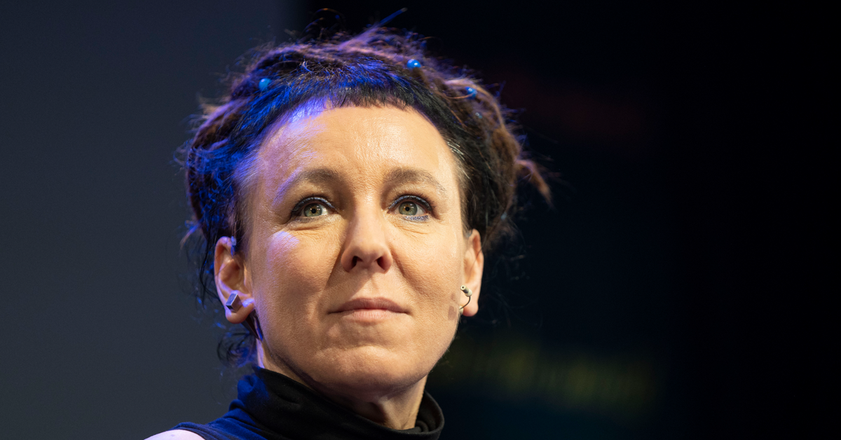 Olga Tokarczuk z literacką Nagrodą Nobla