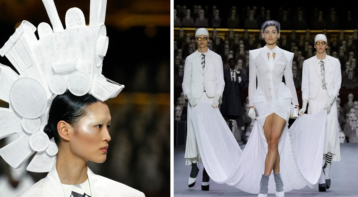Pierwsza kolekcja Thoma Browne'a haute couture wstrząsnęła