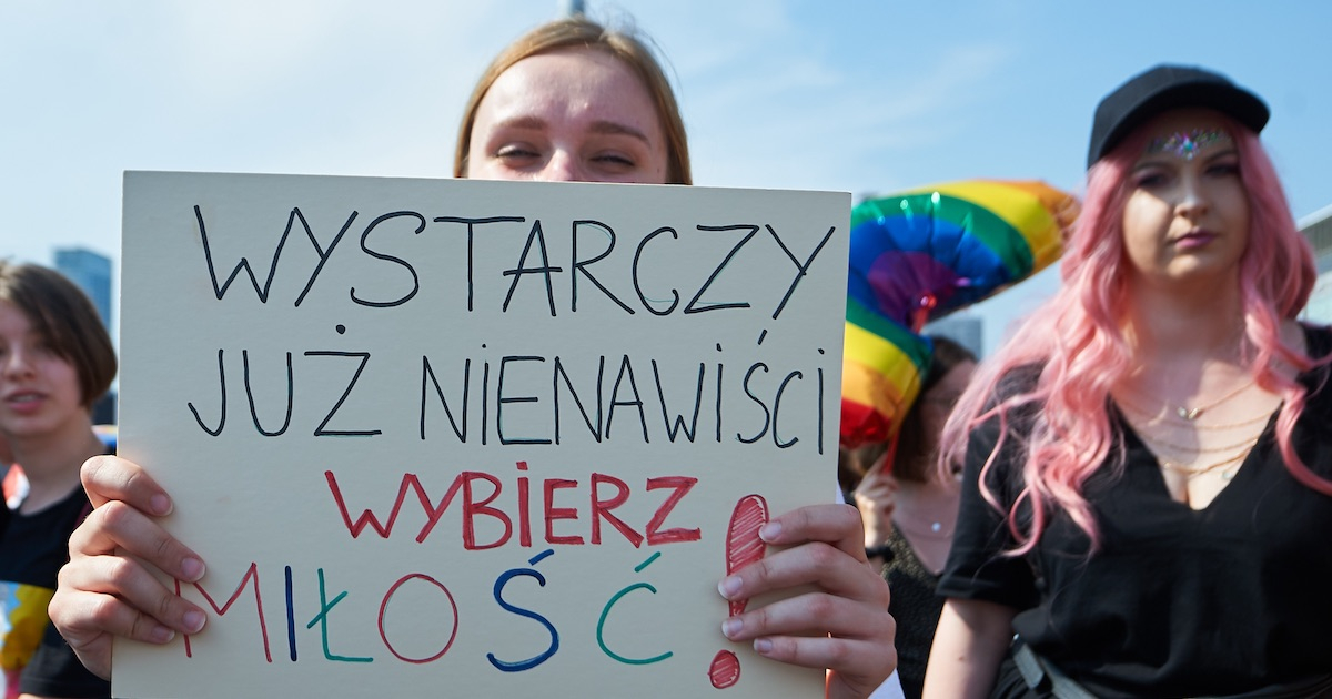 Polska najbardziej homofobicznym krajem w Unii Europejskiej