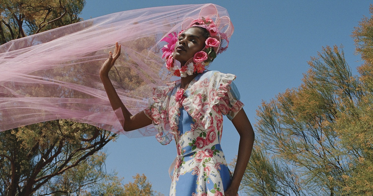 Rodarte wiosna-lato 2021: New romantic