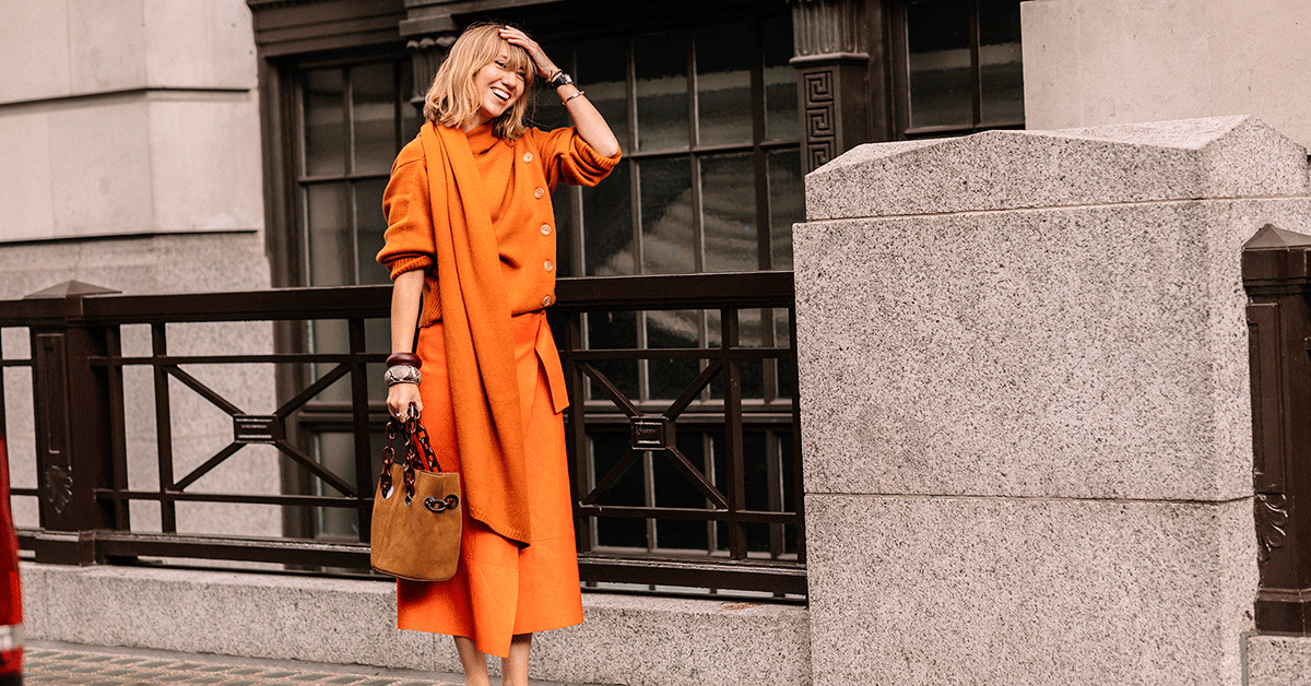 Street style na tygodniu mody w Londynie