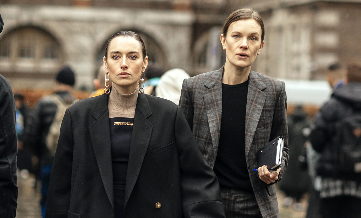 Street style: tydzień mody w Londynie jesień-zima 2018-2019 dzień 4