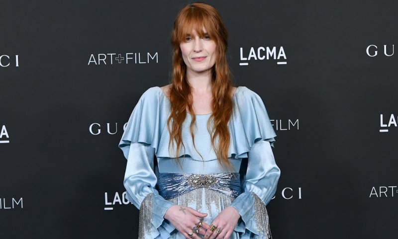 Florence Welch w sukience maksi